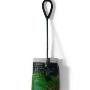 5 cm sort finmasket fiskenet fra Marina med 25 cm håndtag hos Aqualand