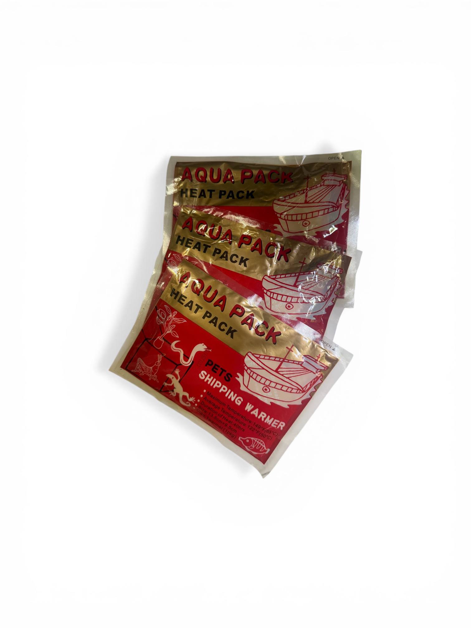 Heat Pack 72 timer langtidsholdbar varmepude til akvarie transport