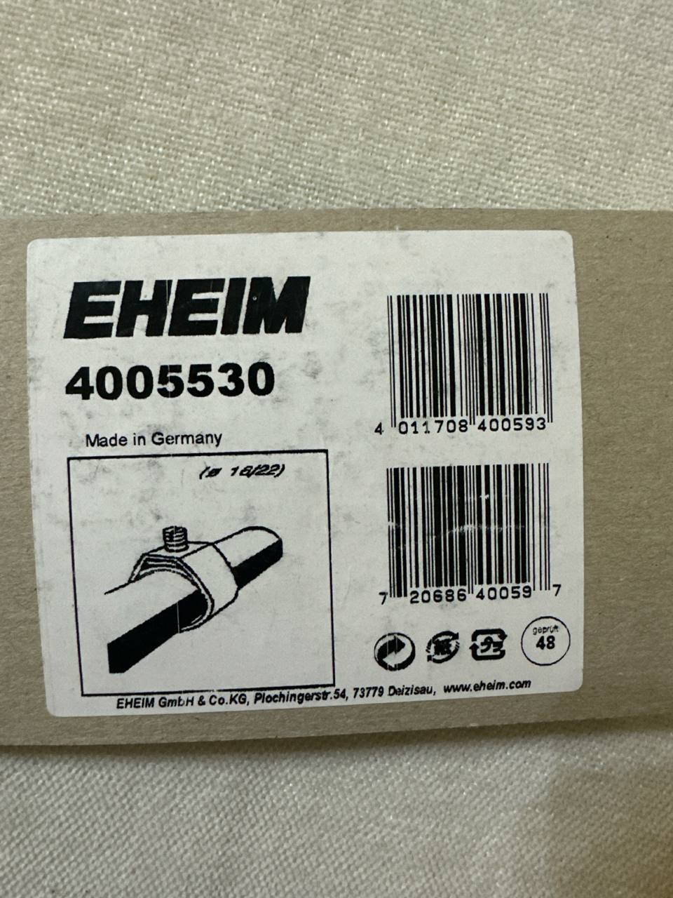 EHEIM metal slangeklemme 16/22mm til akvariefilter