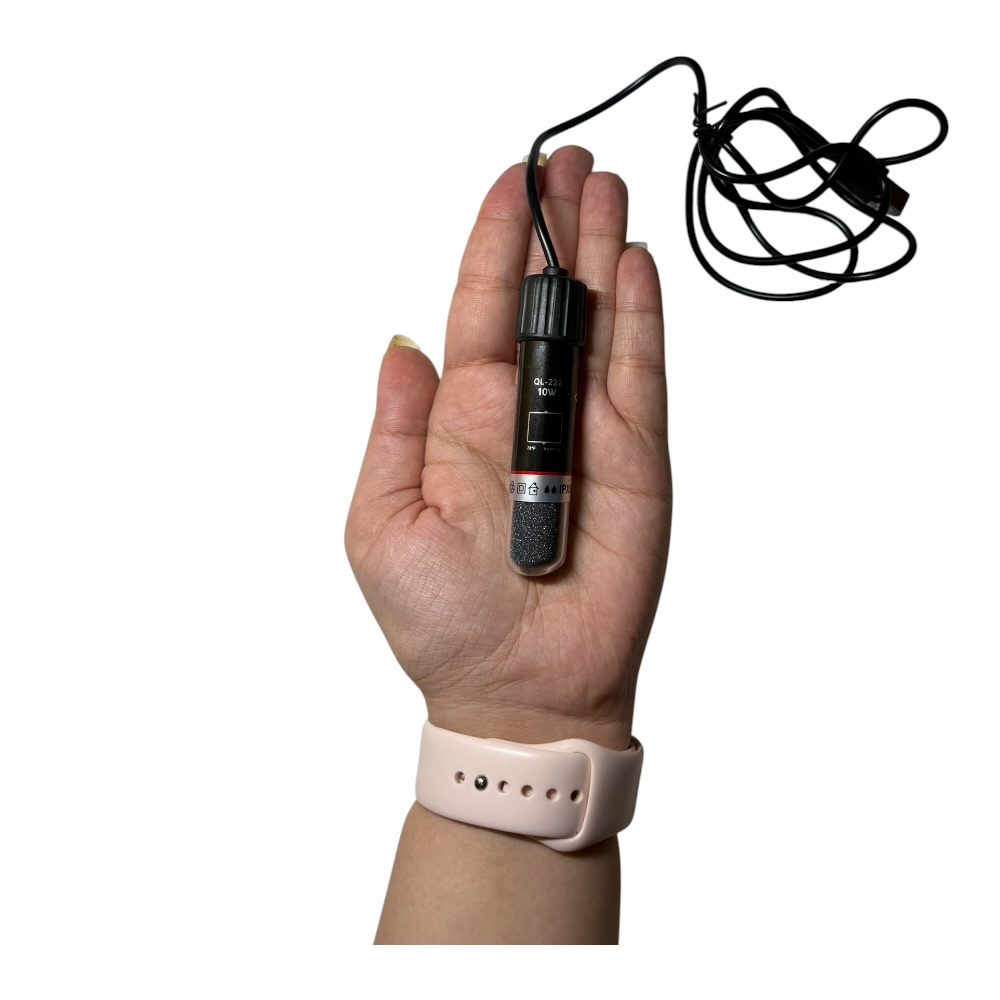 Quanlong QL-222 mini USB varmelegeme til små akvarier hos Aqualand