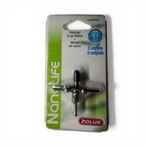 Zolux metal luftventil med 3 udtag til akvarie iltpumpe