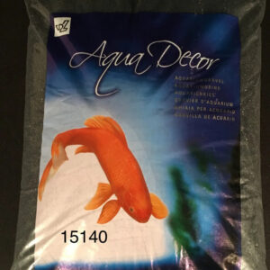 Akvariegrus SORT 1-3 mm 9 kg finkornet sort bundlag hos Aqualand