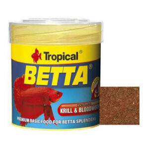 Betta 50 ml 15 g specialtilpasset flagefoder til kampfisk hos Aqualand