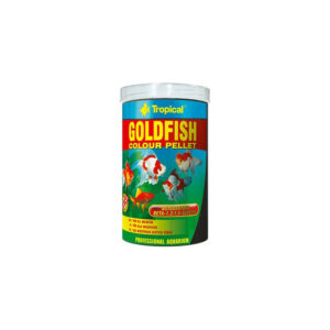 Goldfish Colour Pellet 250 ml 90 g farvefremmende foderpiller til guldfisk hos Aqualand