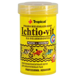 Ichtio-vit 100 ml 20 g alsidigt flagefoder til selskabsfisk hos Aqualand
