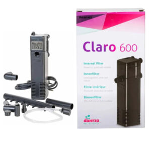 Claro 600 internt akvariefilter med 600 l/t kapacitet til akvarier op til 80 liter | Aqualand