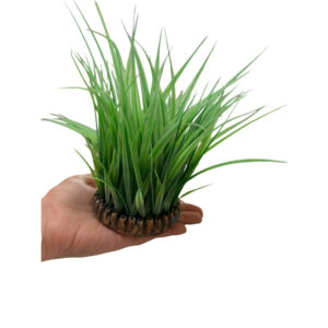 Kunstig akvarieplante græs 22 cm med tæt grøn beplantning | Aqualand