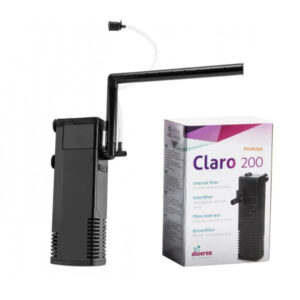 Claro 200 internt akvariefilter med 200 l/t kapacitet til akvarier op til 40 liter | Aqualand