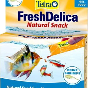 Tetra FreshDelica Bloodworms gel foder med røde myggelarver 48 g