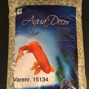 Akvariegrus CLEAR 3–6 mm 10 kg lyst naturfarvet bundlag til akvarium