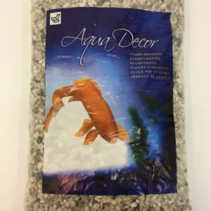 Aqua Decor CLEAR akvariegrus 3-6 mm i lyse hvide og grålige nuancer 2,5 kg