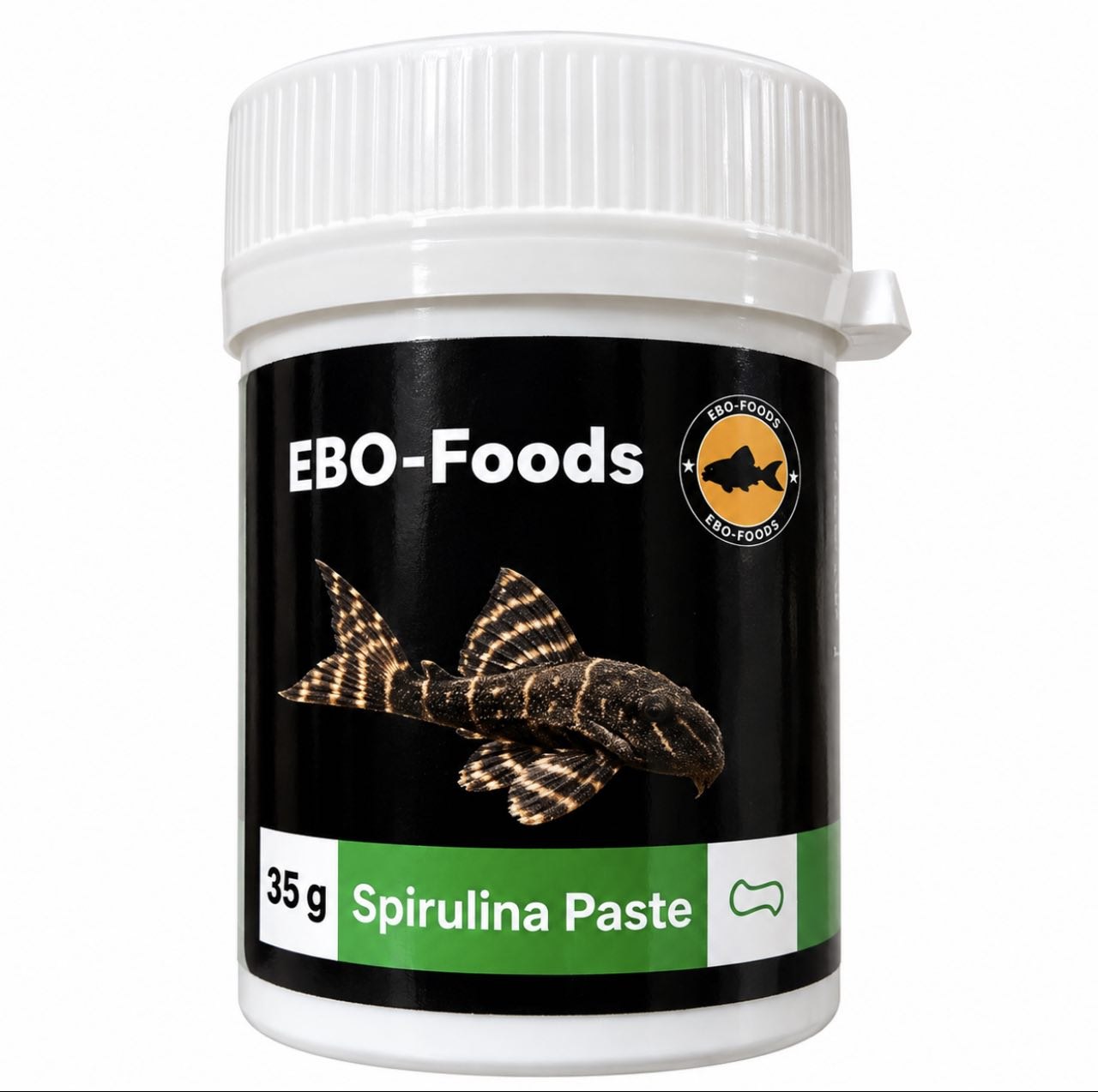 EBO Spirulina Paste Premium fiskefoder 35 g med spirulina til maller og ungfisk