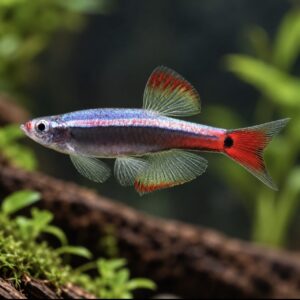 Kardinalfisk Tanichthys albonubes fredelig og robust akvariefisk