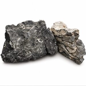 Mini-Landschaft Premium Black akvariesten 1,3–2 kg med mørk struktur og naturlige lyse årer