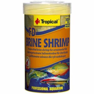 Tropical FD Brine Shrimp frysetørret Artemia 100 ml 8 g naturligt fiskefoder