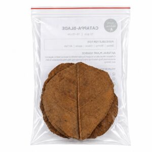 Catappa-blade 10–12 cm 10 stk. til rejer, rejeunger, L-maller og yngel