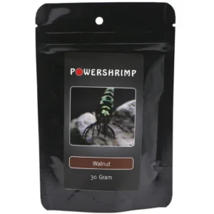PowerShrimp Walnut 30 g naturligt supplerende rejefoder i sticks fremstillet af 100 procent valnøddeblade til ferskvandsrejer