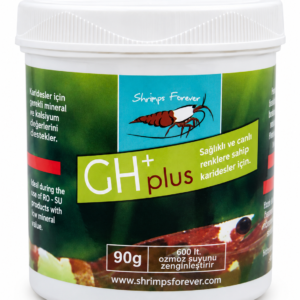Shrimps Forever GH+ mineralpulver 90 g til remineralisering af osmosevand og korrekt GH til Caridina rejer