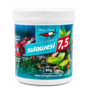 Shrimps Forever Sulawesi Mineral 7,5 mineralpulver 90 g til remineralisering af osmosevand i Sulawesi rejeakvarier