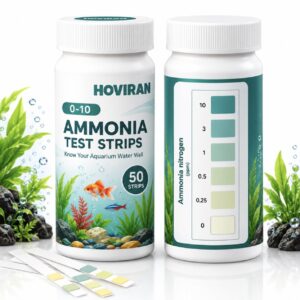 Ammoniak teststrimler til akvarium NH3/NH4 – 50 stk. til kontrol af ammoniak i akvarievand