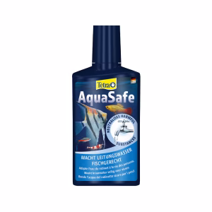 Tetra AquaSafe 250 ml vandbehandling til ferskvandsakvarium, gør postevand egnet til akvariefisk