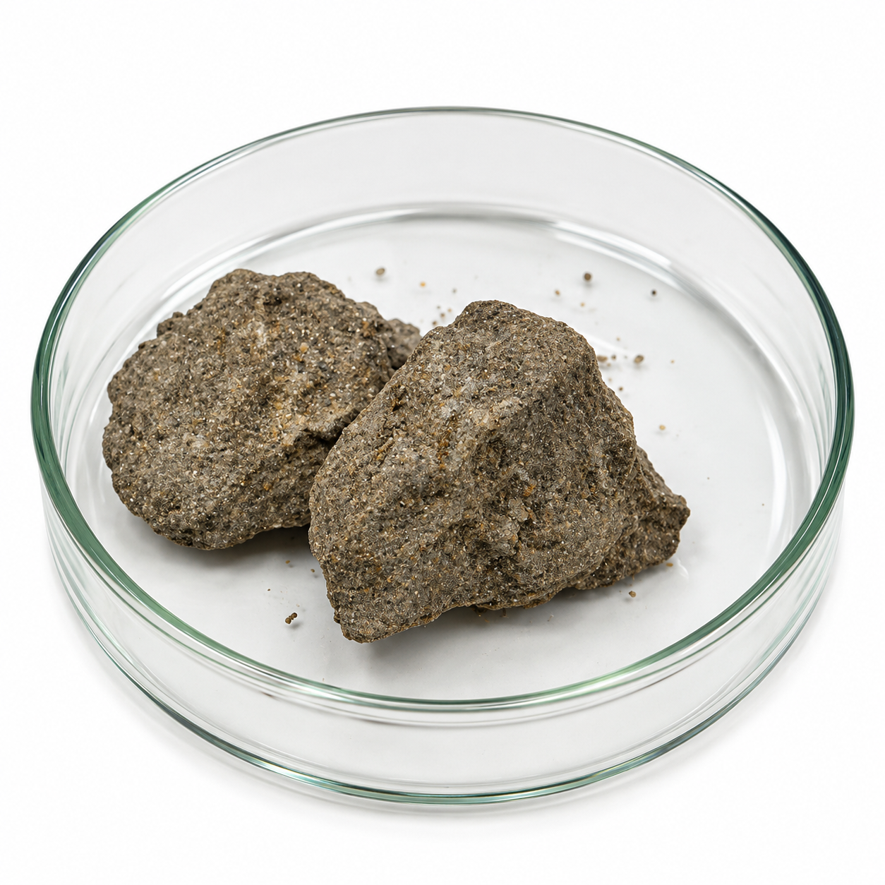Shrimps Forever Mineral Block med 2 naturlige montmorillonit mineralsten til rejeakvarium
