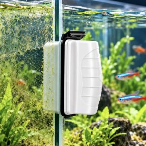 Magnetisk algerenser og glasrenser til akvarium med skraber til rengøring af akvarieglas